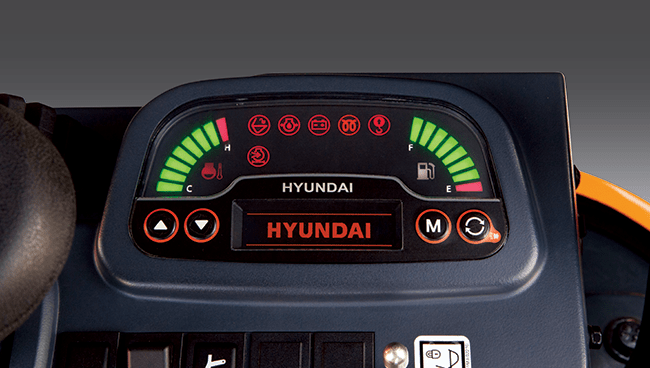 Hyundai R17Z-9A Monitor Instrument Cluster